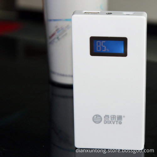 Super Thin 5500mAh Li Polymer Mobile Power Bank with LCD Display